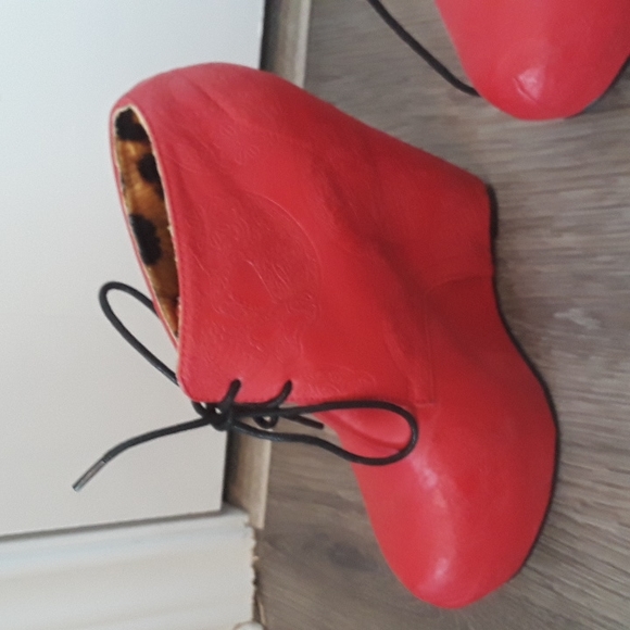 Sugar Skull Heel Booties - Picture 2 of 11